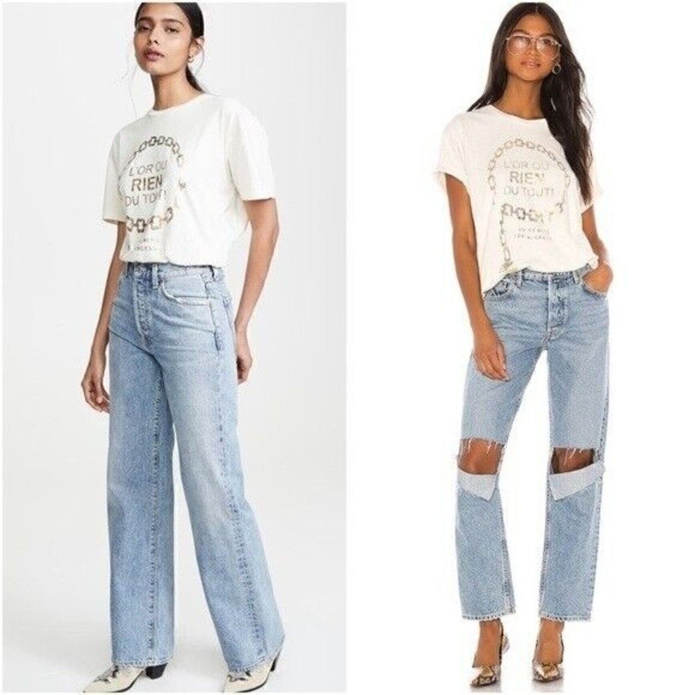 ANINE BING Ringo Tee Gold